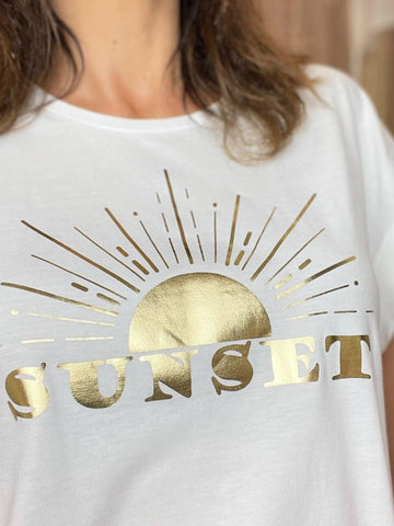 CAMISETA SUNSET ORO CAMISETA SUNSET ORO