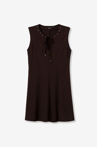 VESTIDO ZARA MARRÓN