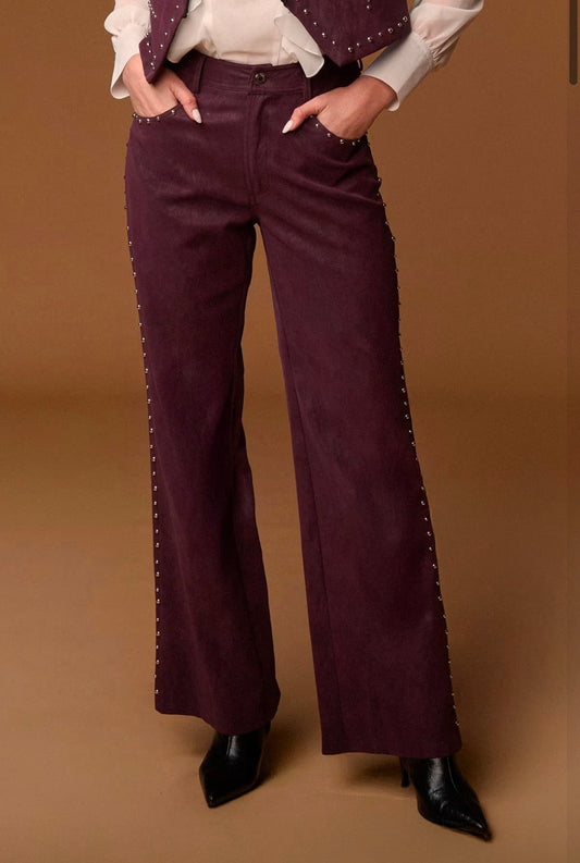 PANTALÓN BURDEOS LENON
