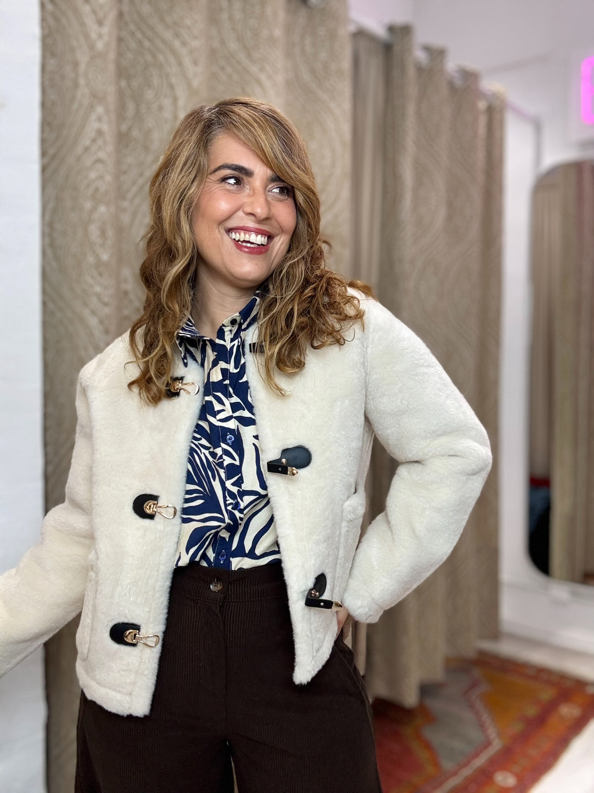 CAZADORA PELLIZA BORREGUITO REVERSIBLE