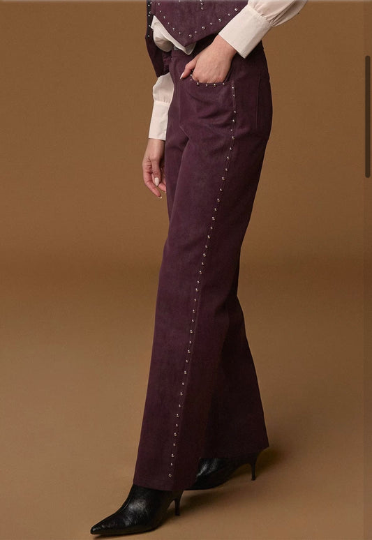 PANTALÓN BURDEOS LENON
