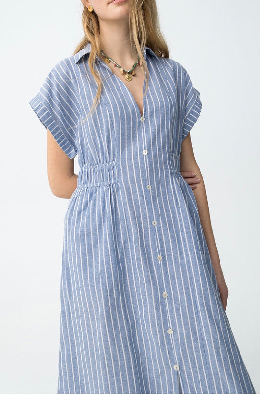 VESTIDO RAYAS BLUE