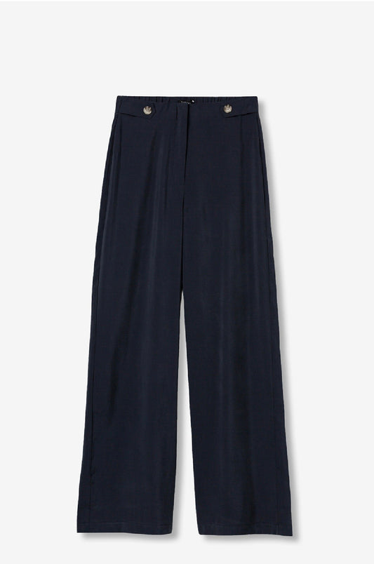 PANTALÓN FLUIDO MARINO