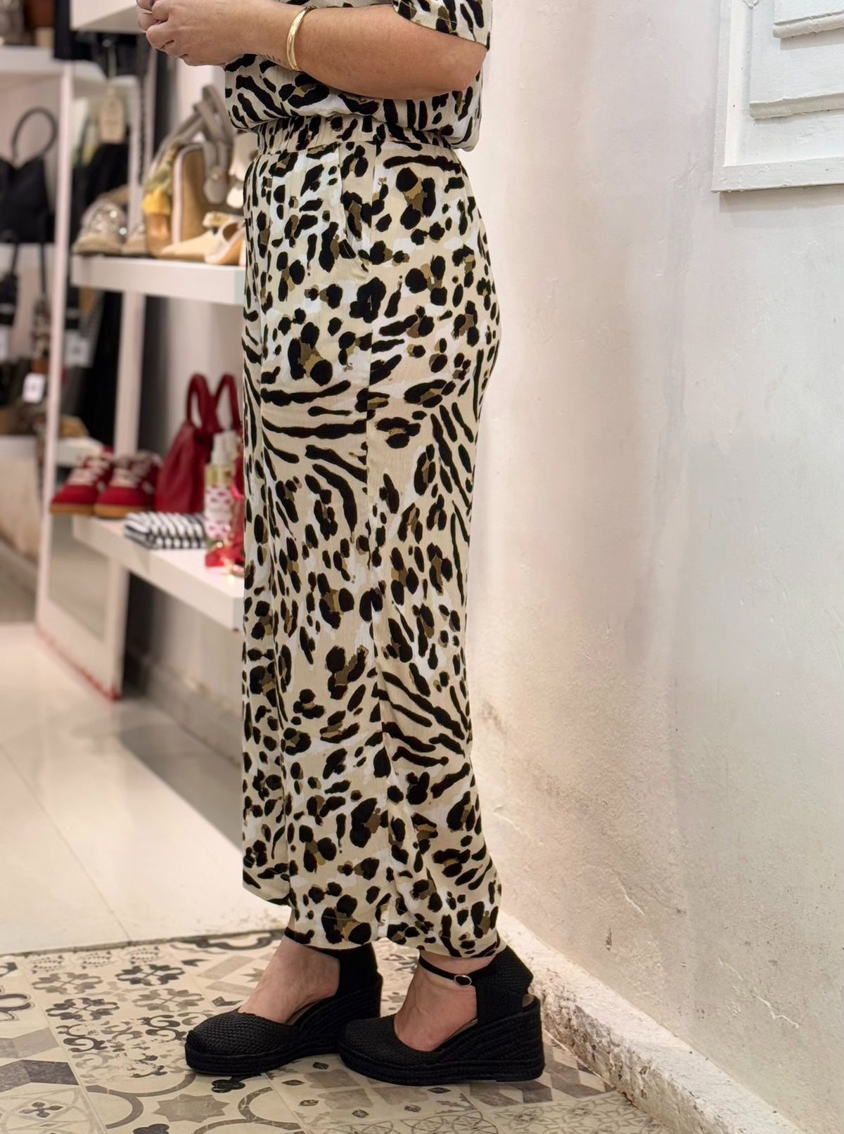 PANTALON  NAIROBI A.PRINT OLIVA
