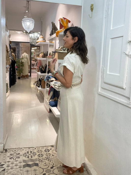 VESTIDO GLORIA BEIG