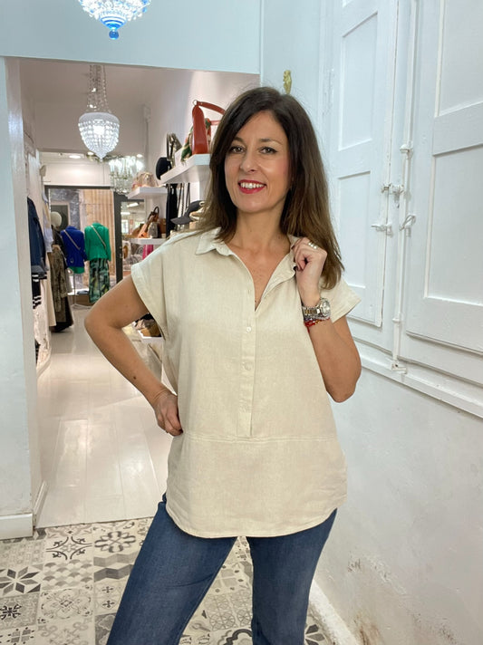 BLUSA AINHOA BEIG
