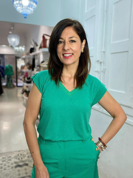 CAMISETA MERCHE VERDE