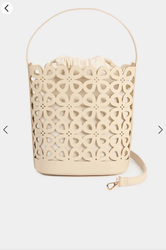BOLSO TROQUELADO NATA