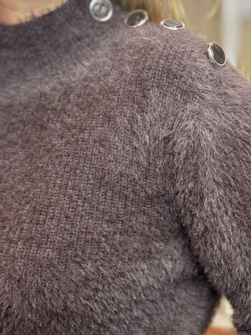 JERSEY ALMA PELUCHE CHOCOLATE