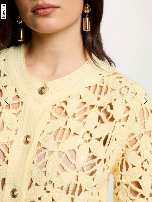 CHAQUETA CALADA MANTEQUILLA