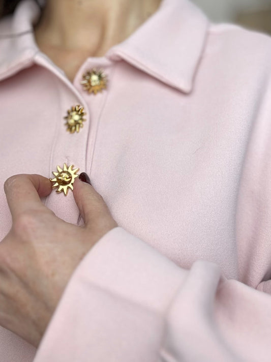 SUDADERA SOLES ROSA