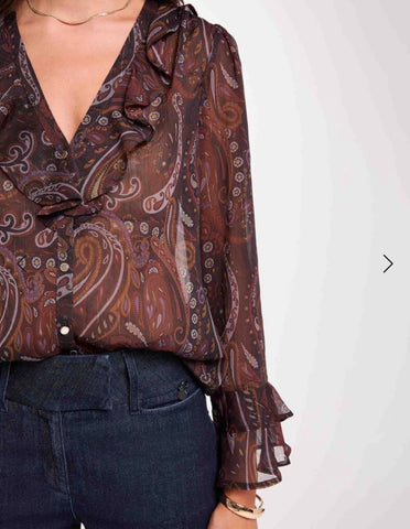 BLUSA GASA MULTICOLOR