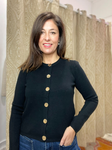 CHAQUETA CAROLINA NEGRA