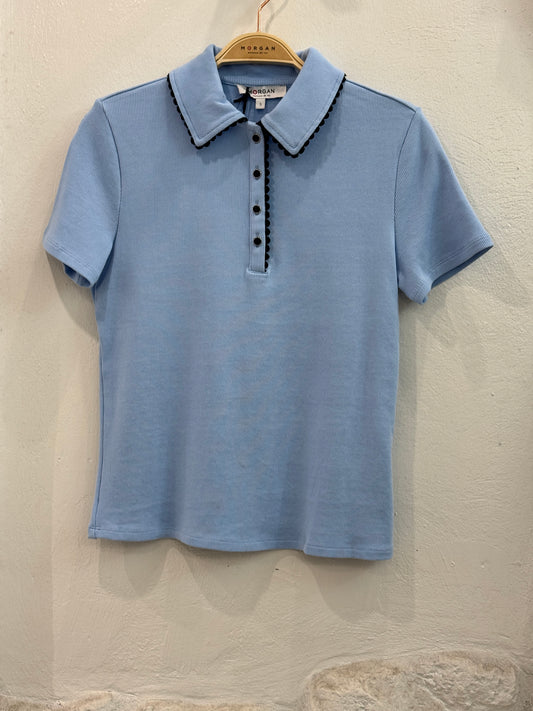 POLO MORGAN ONDAS AZUL