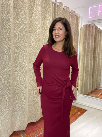 VESTIDO  KELLY GRANATE