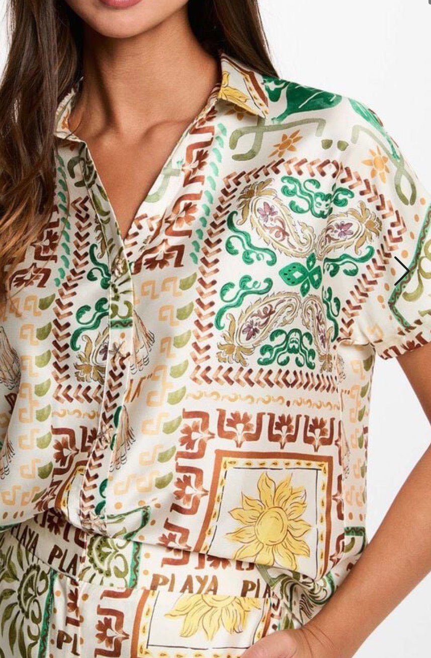 BLUSA SATINADA