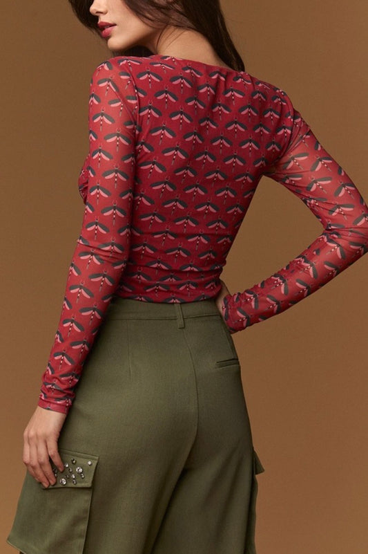RED DRAGONFLY TOP