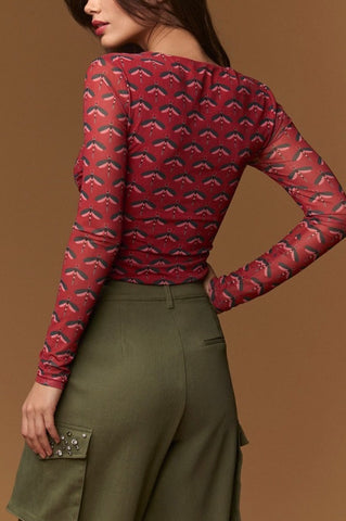 RED DRAGONFLY TOP