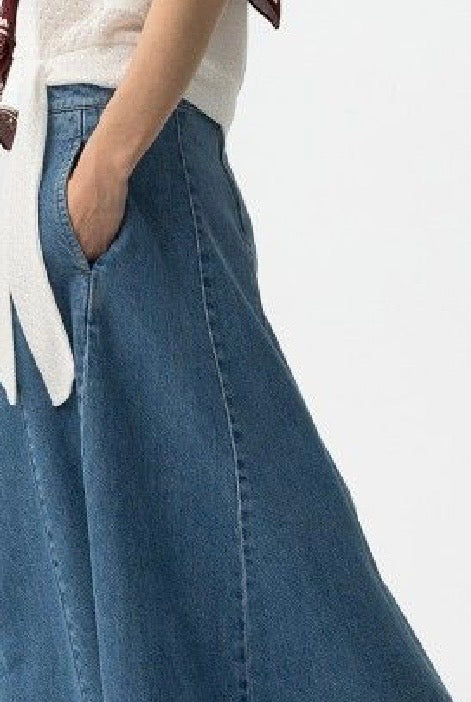 FALDA VAQUERA BOLSILLOS