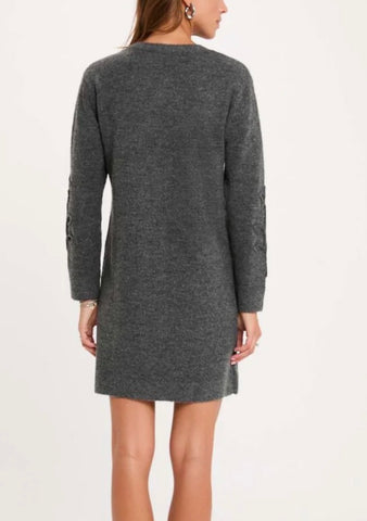 VESTIDO PUNTO GRIS
