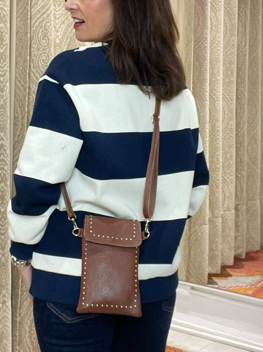 BOLSITO MOVIL PIEL MARRON