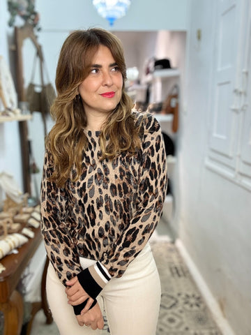 JERSEY ALICIA ANIMAL PRINT