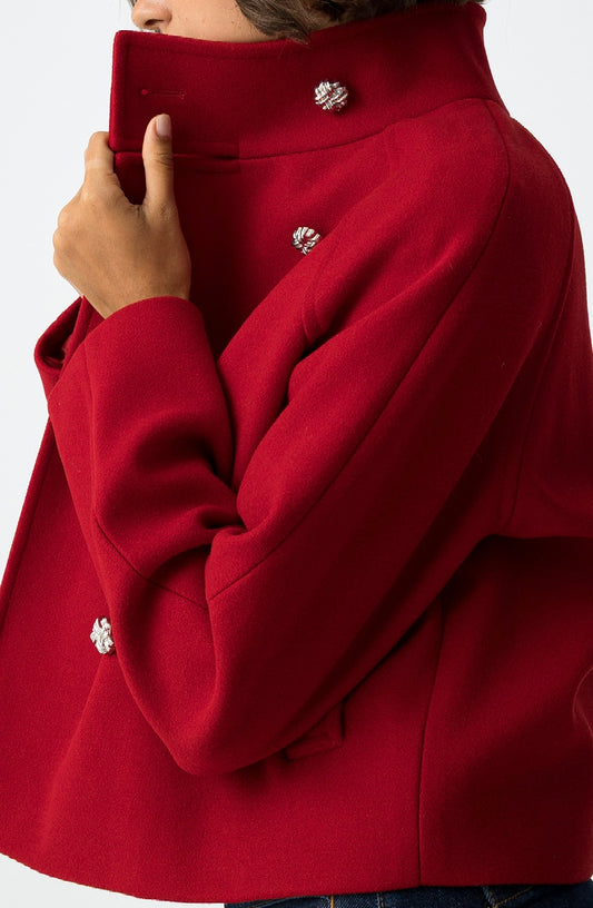 CHAQUETON CORTO MARINERO ROJO