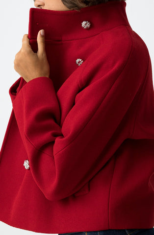 CHAQUETON CORTO MARINERO ROJO
