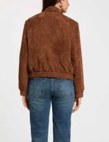 CHAQUETA ANTELINA COÑAC
