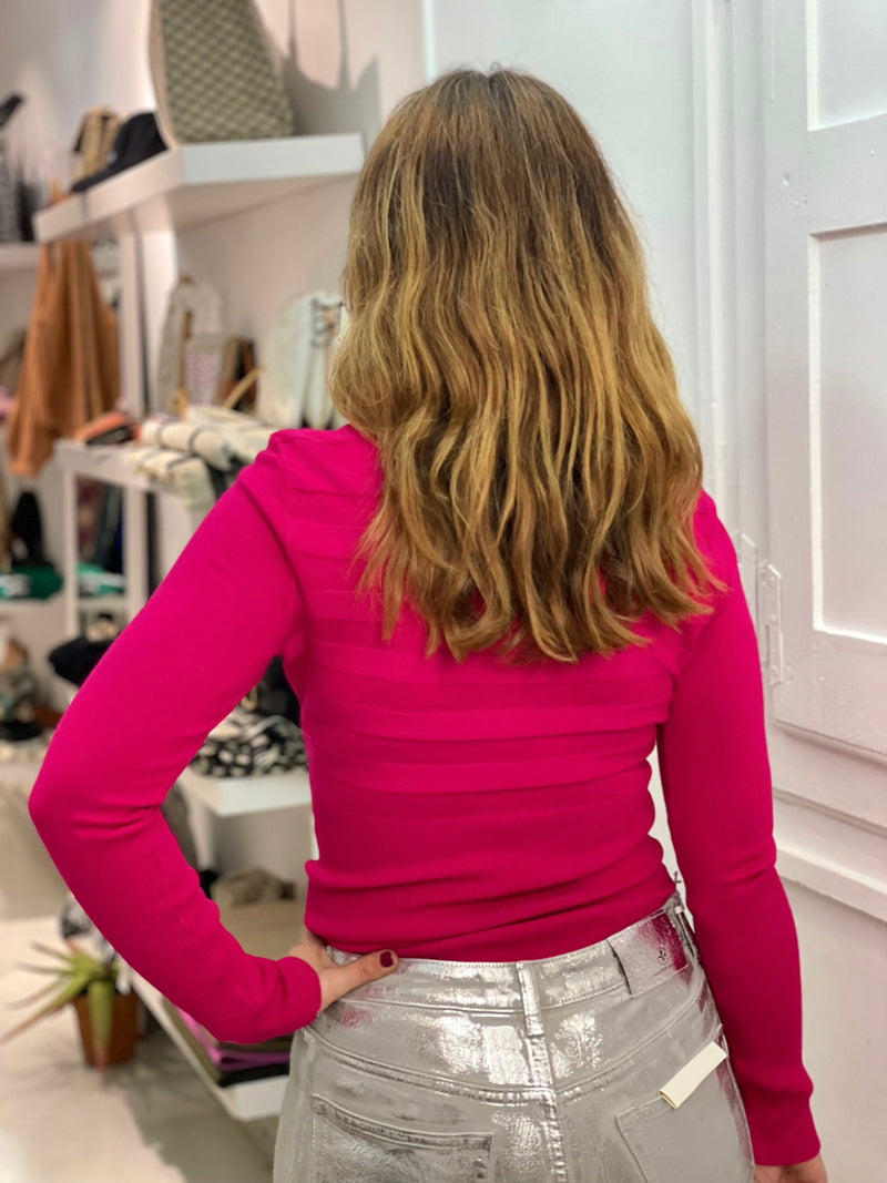 JERSEY BASICO FUCSIA