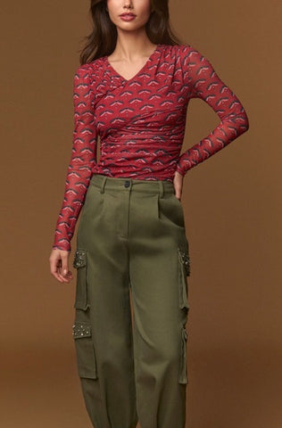 RED DRAGONFLY TOP