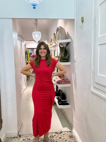 VESTIDO GRETA ROJO