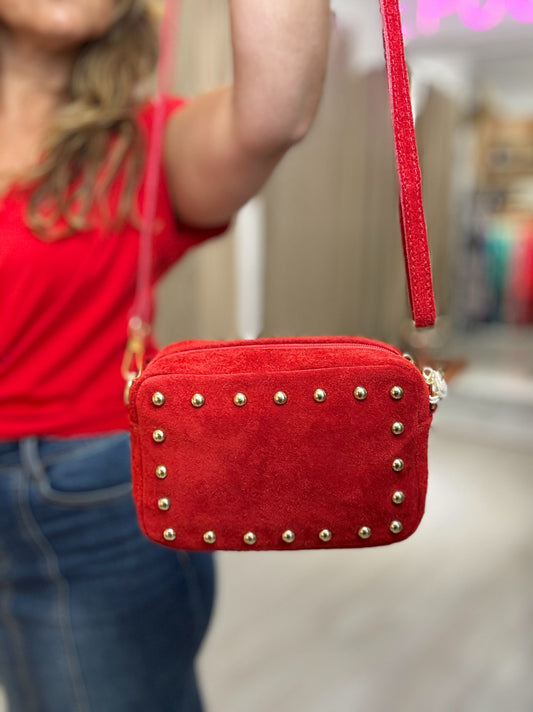 BOLSO BASIC ROJO TACHAS