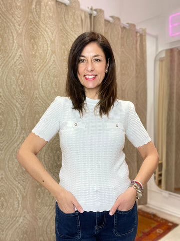 CAMISETA POLO PIQUE BLANCO