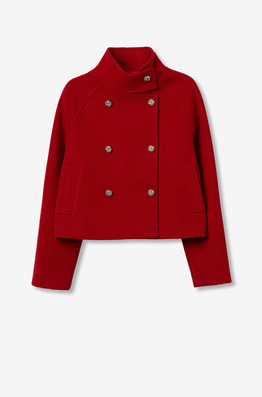 CHAQUETON CORTO MARINERO ROJO