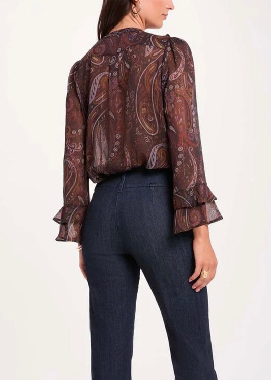 BLUSA GASA MULTICOLOR