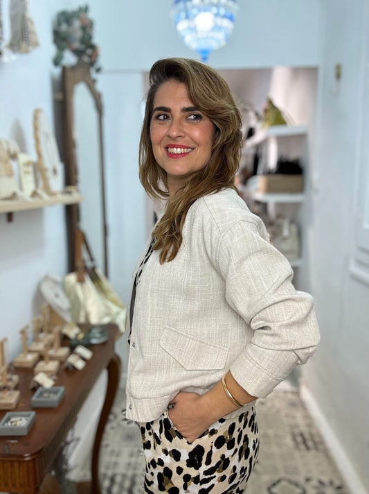 CAZADORA DORA BEIG