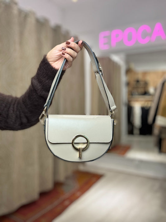 BOLSO CLOE BEIGE PIEL