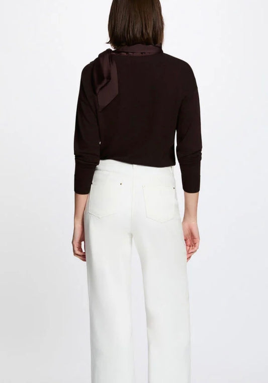 Jersey cuello con lazada