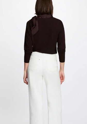 Jersey cuello con lazada