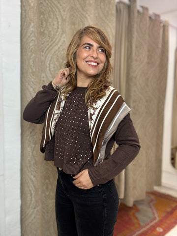 JERSEY  BRILLI MARRON