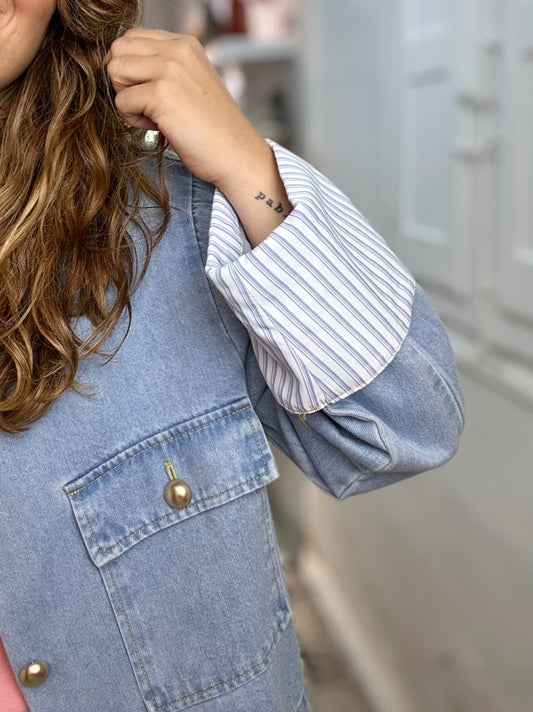 CHAQUETA VAQUERA PUÑO VICHY