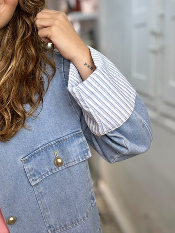 CHAQUETA VAQUERA PUÑO VICHY
