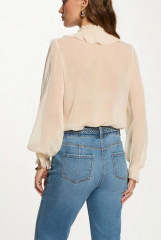 BLUSA FLUIDA CREMA