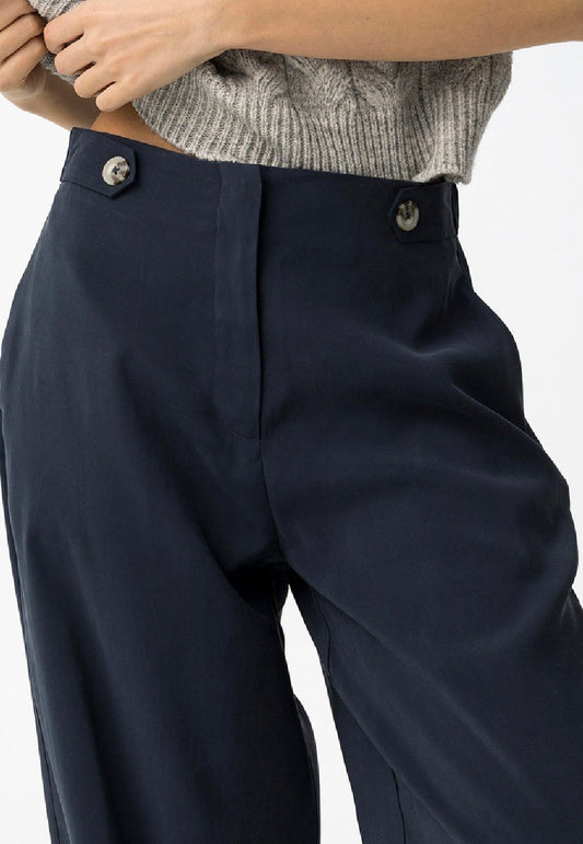 PANTALÓN FLUIDO MARINO