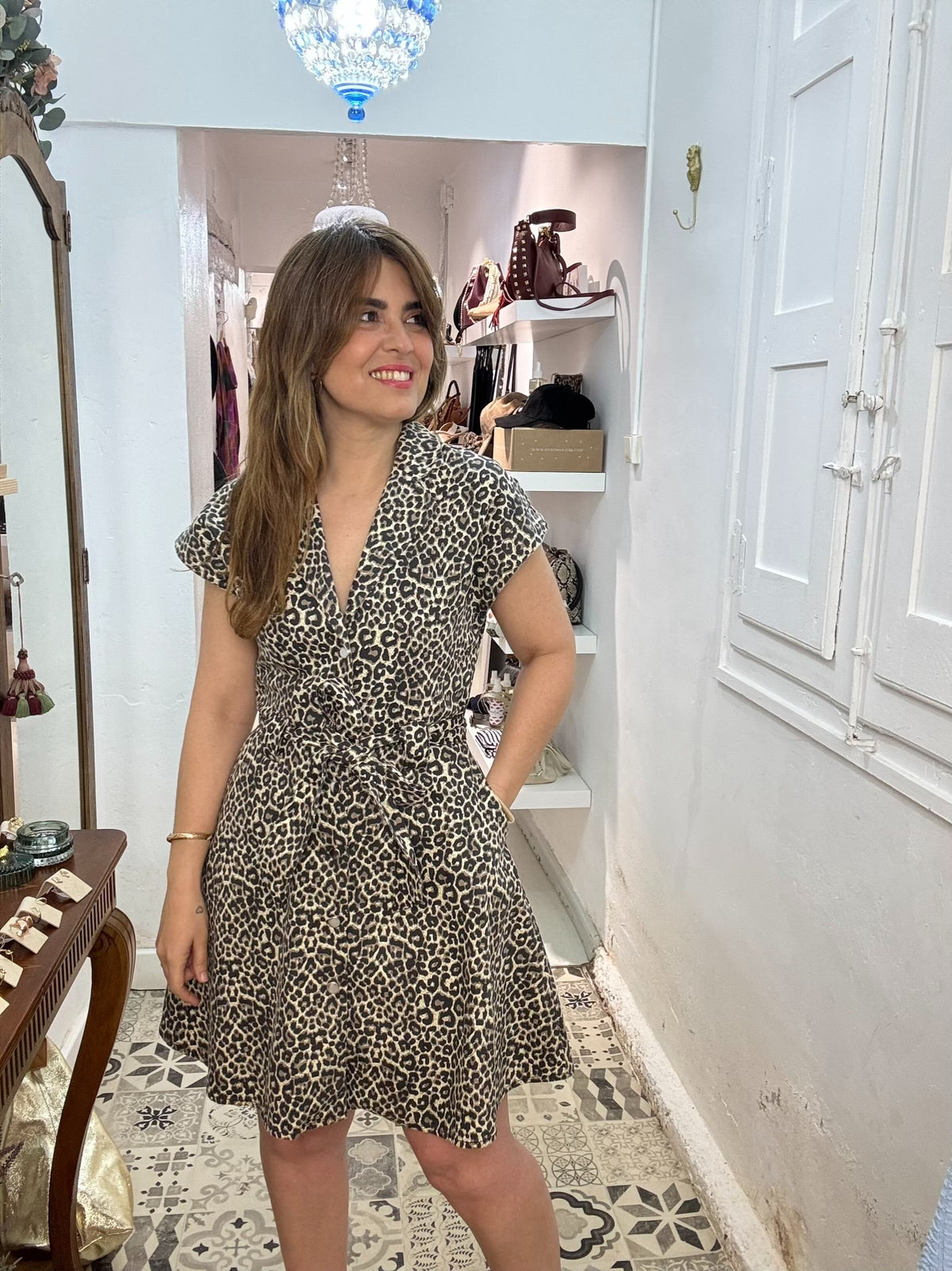 VESTIDO MATILDA ANIMAL PRINT