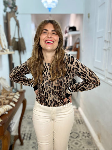 JERSEY ALICIA ANIMAL PRINT