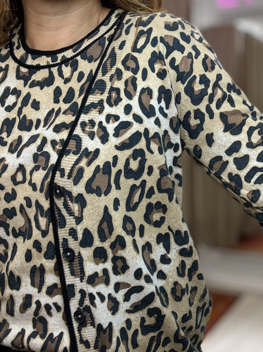 CHAQUETA FINA ANIMAL PRINT