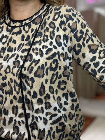 CHAQUETA FINA ANIMAL PRINT