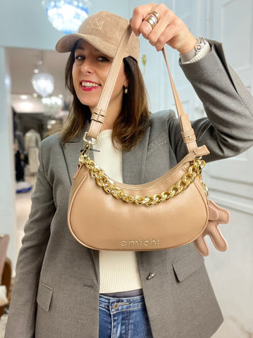 BOLSO CADENA TAUPE
